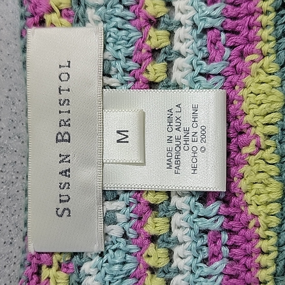 VTG 2000 Susan Bristol Crocheted Sleeveless Top - Picture 5 of 7